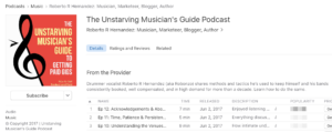 image: Unstarving Musician's Guide podcast on iTunes