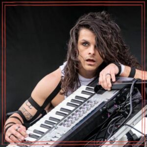 Cam Gillette on keyboard | Photo by @ralpharvesen on Instagram