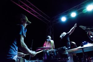 Robonzo with the Jim Votaw Band at Boga Bar, Vista Mar Marina, Panama