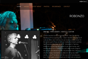 Robonzo's Bandzoogle Website