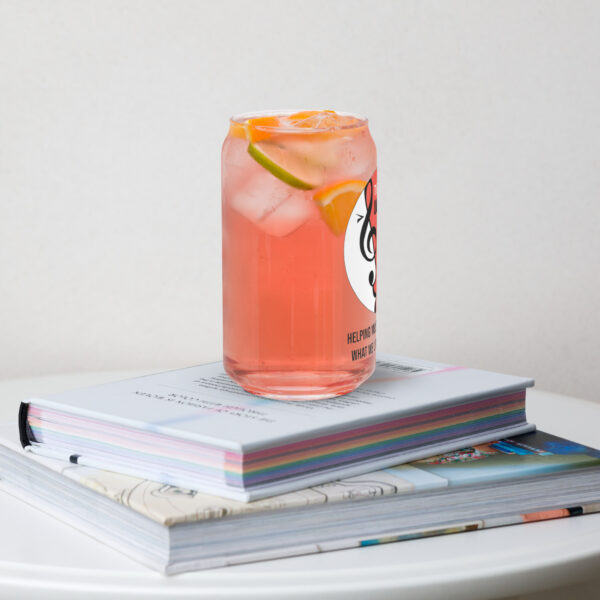 Unstarving Musician Can-Shaped Glass